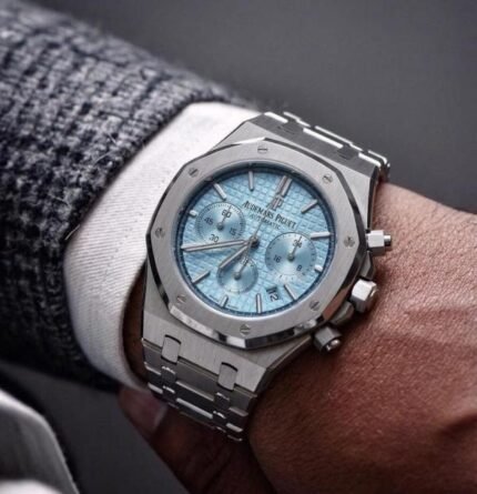 Audemars Piguet Royal Oak Chronograph Blue Watch for Men - Best Price Online - Bootery