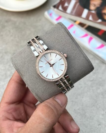 Buy Michael Kors Darci Tuton Rose Gold White Watch Online in India - Bootery