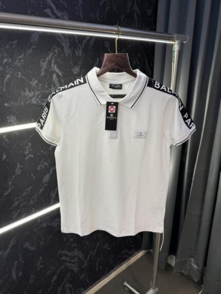 Buy Balmain Paris Designer Polo T-shirt Online in India - Style 1 - Bootery