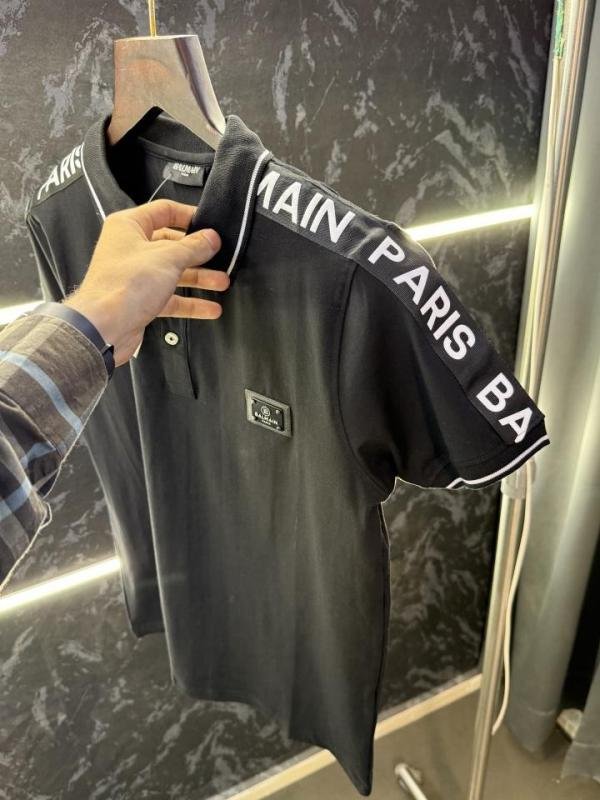 Balmain Paris Designer Polo T-shirt Price in India - Style 2 - Buy at Bootery - Image 5