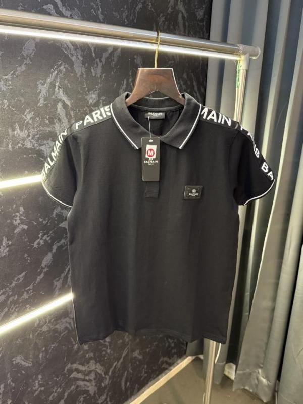 Balmain Paris Designer Polo T-shirt