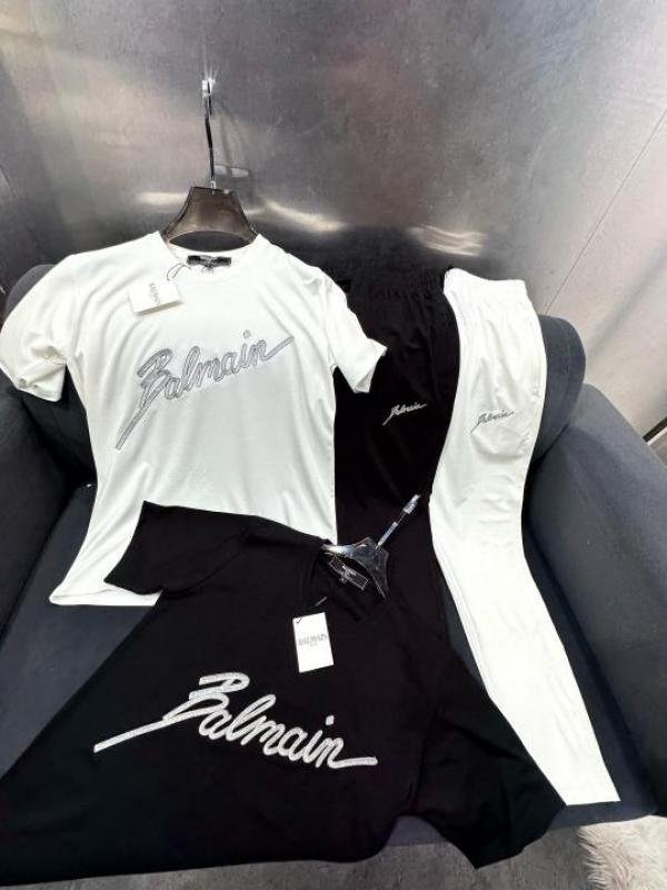 Balmain Paris White Imported Premium Track Suit With Brand Carry Bag F2574-wh - Best Price Online - Bootery - Image 7