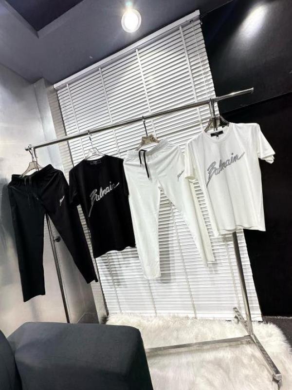 Balmain Paris White Imported Premium Track Suit With Brand Carry Bag F2574-wh - Best Price Online - Bootery - Image 3
