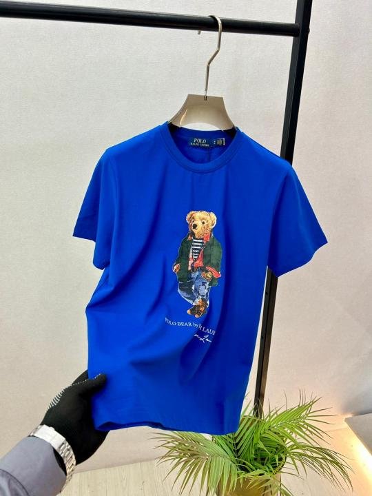 Ralph Lauren Polo Blue Premium Round Neck T-shirt F3632-bu Price in India - Buy at Bootery - Image 3