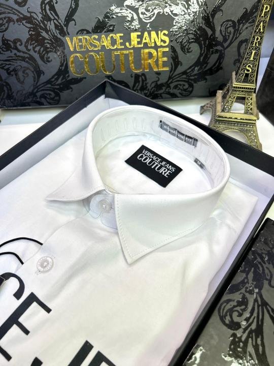 Versace Couture White Premium Shirt With Brand Box Packing And Carry Bag F1450-wh - Image 7