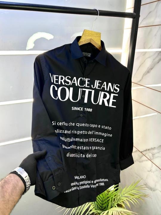 Versace Couture Black Premium Shirt With Brand Box Packing And Carry Bag F1450-bl - Best Price Online - Bootery - Image 8