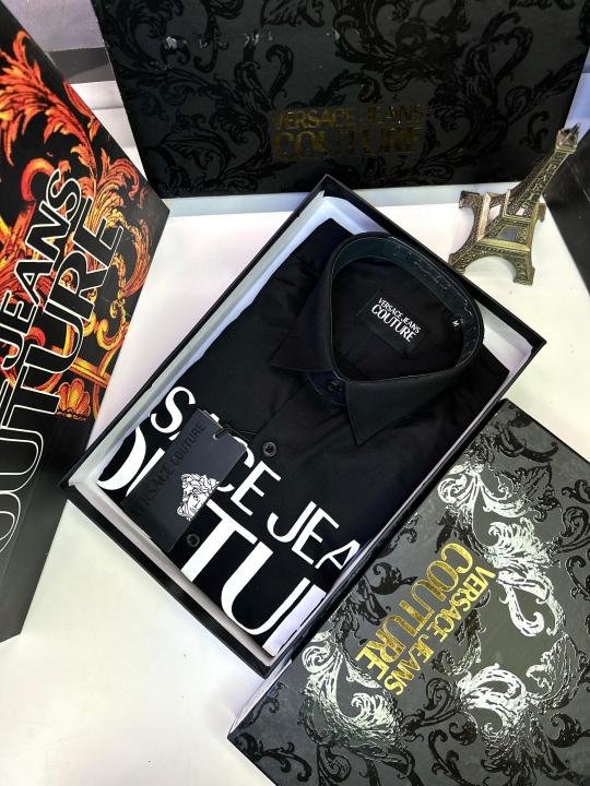 Versace Couture Black Premium Shirt With Brand Box Packing And Carry Bag F1450-bl - Best Price Online - Bootery - Image 5