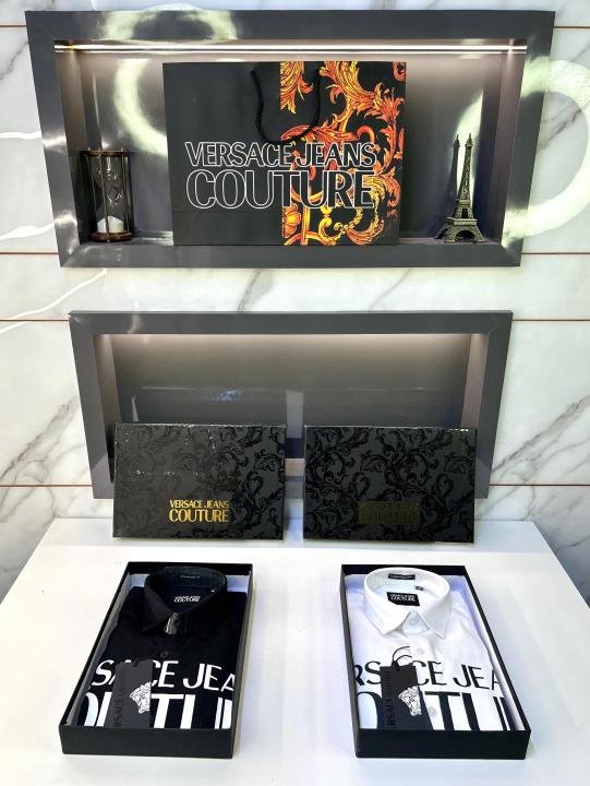 Versace Couture Black Premium Shirt With Brand Box Packing And Carry Bag F1450-bl - Best Price Online - Bootery - Image 3
