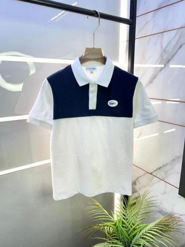 Lacoste White Polo Premium Collar Neck T-shirt F3453-w2 - Best Price Online - Bootery - Image 3