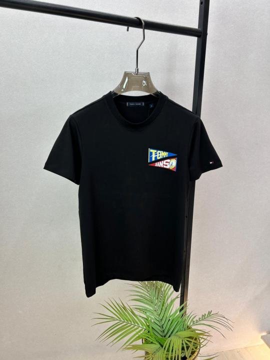 Tommy Hilfiger Black Premium Round Neck T-shirt With Back Print F3748-bl - Best Price Online - Bootery - Image 4