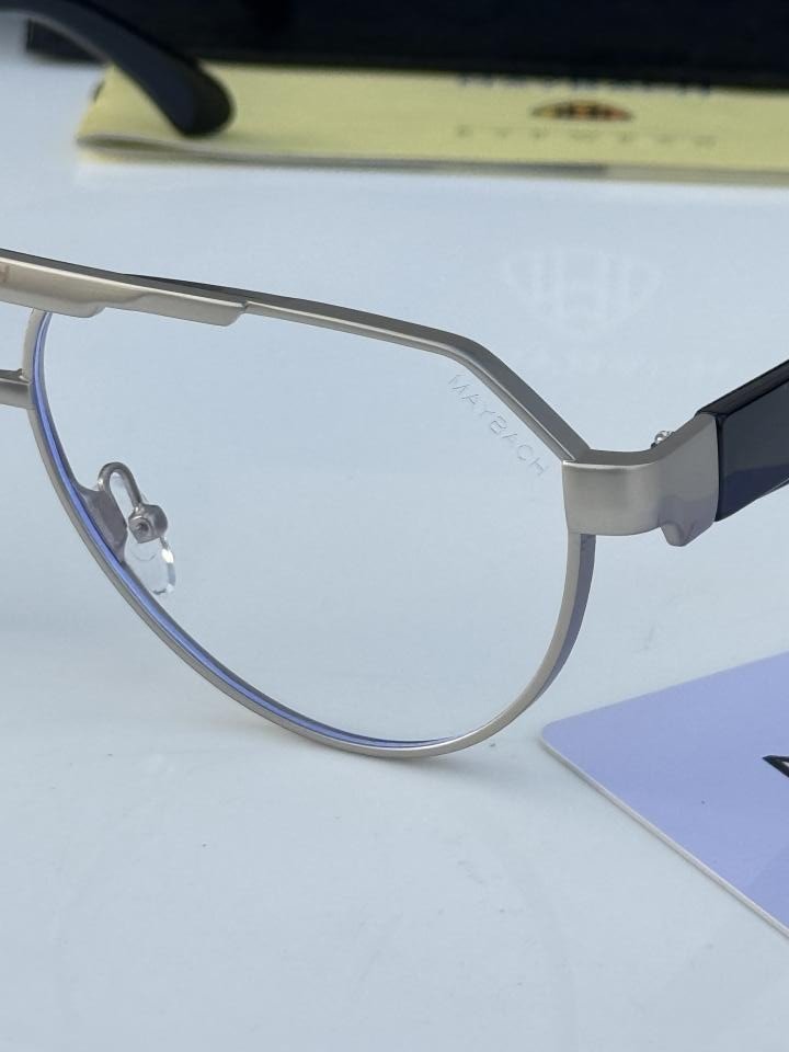 Maybach 7346 Silver Plano Sunglasses | Premium Sunglasses - Image 5