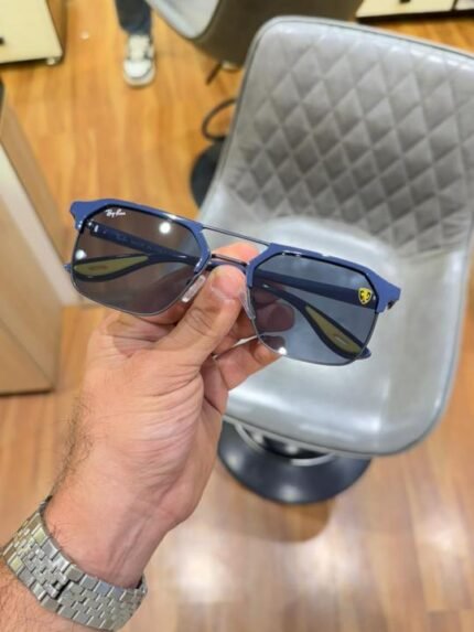 Ray-Ban 04 blue yellow Watch Price in India - Buy at Bootery