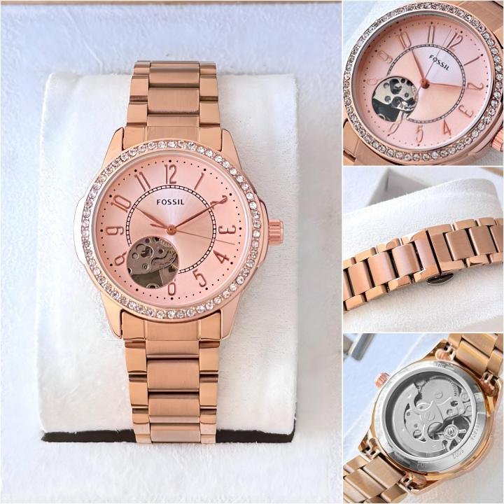 Fossil Architect Automatic Copper Pink Dial Watch | Premium Watch - Image 3