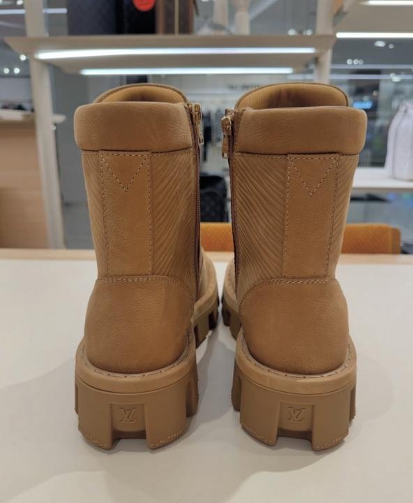 Louis Vuitton LV Checker Ranger Boots Tan - Image 3