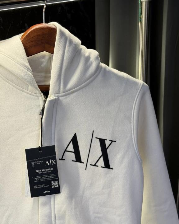 Armani Exchange Zipper Pull Over Hoodie - Best Price Online - Style 1 - Bootery - Image 3