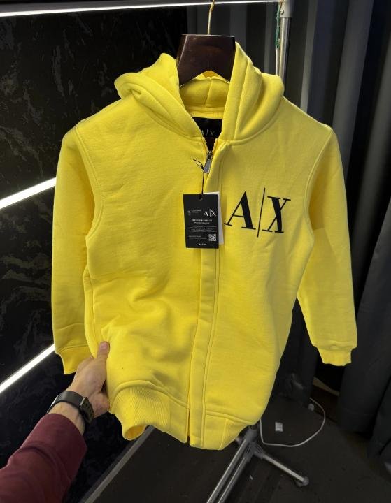 Buy Armani Exchange Zipper Pull Over Hoodie Online in India - Style 2 - Bootery - Image 5
