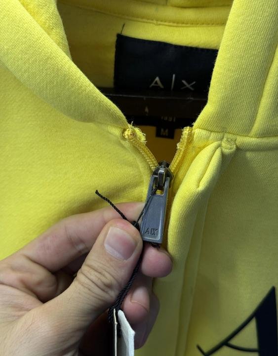 Buy Armani Exchange Zipper Pull Over Hoodie Online in India - Style 2 - Bootery - Image 3