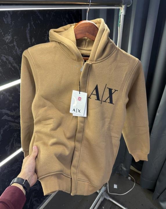 Armani Exchange Zipper Pull Over Hoodie Price in India - Style 3 - Buy at Bootery - Image 5