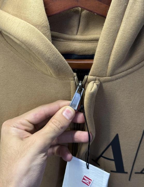 Armani Exchange Zipper Pull Over Hoodie Price in India - Style 3 - Buy at Bootery - Image 4