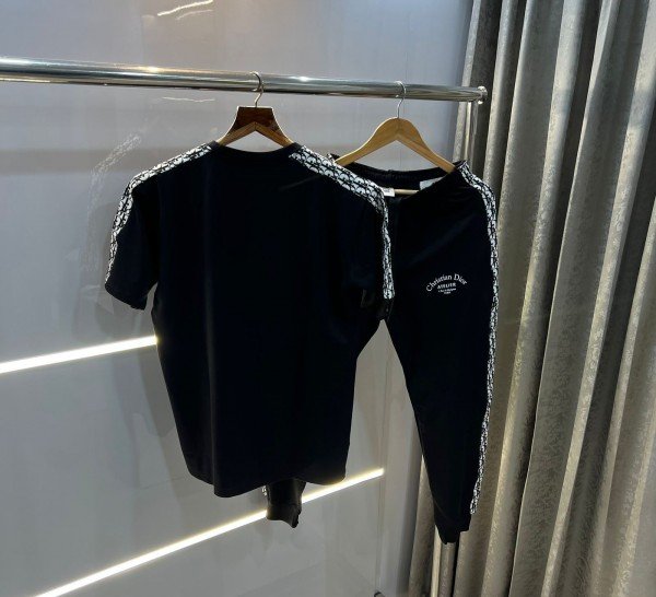 Christian Dior Black Logo Print Imported Premium Tracksuit Price in India - Buy at Bootery - Image 5