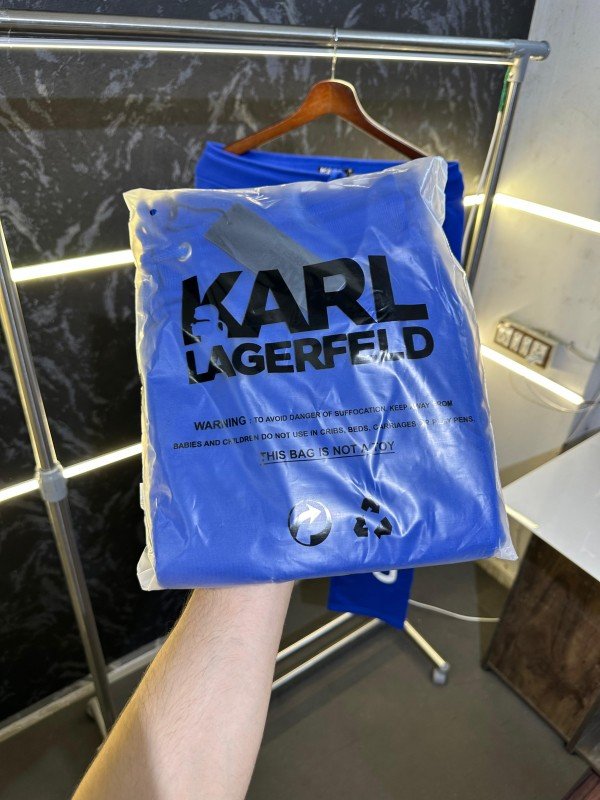 Karl Lagerfeld Karl Langerfeld Premium Trackpant Blue - Best Price Online - Bootery - Image 3