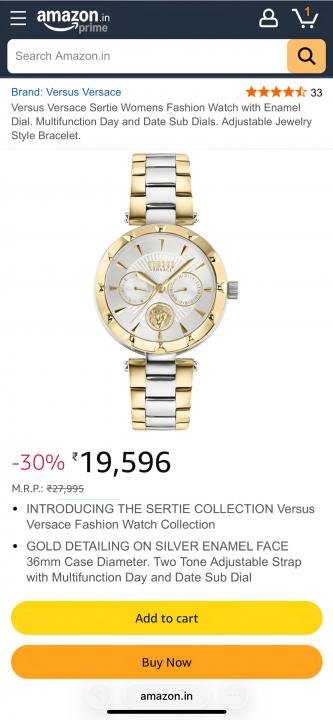 Versace versus Sertie | Premium Watch - Image 6
