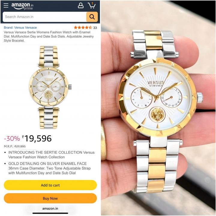 Versace versus Sertie | Premium Watch - Image 3