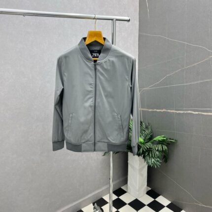 Zara Premium Grey Bomber Jacket 297 Price in India - Buy at Bootery