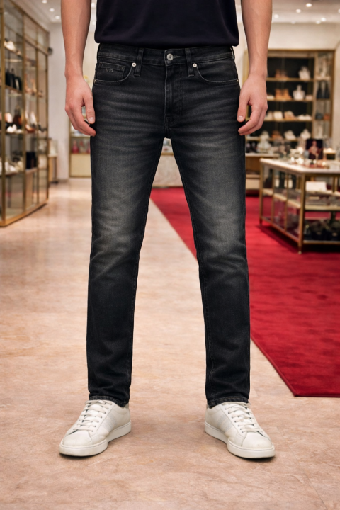 Emporio Armani Imported Black Super Premium Denim F2960-b1 Price in India - Buy at Bootery - Image 8