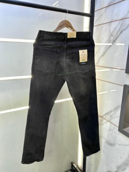 Buy Brooks Brothers Imported Black Super Premium Denim Jeans F3565-bl Online in India - Bootery - Image 2