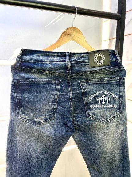 Chrome Hearts Imported Super Premium Denim Jeans F3407-b2 Price in India - Buy at Bootery - Image 2