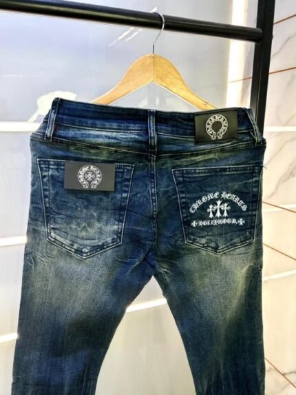 Chrome Hearts Imported Super Premium Denim Jeans F3407-b1 - Best Price Online - Bootery - Image 2