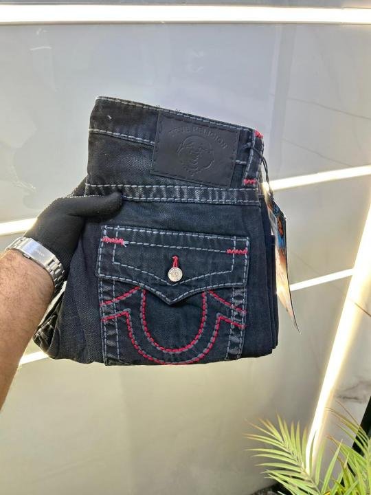True Religion Imported Black Super Premium Denim Jeans F3563-d7 - Best Price Online - Bootery - Image 5