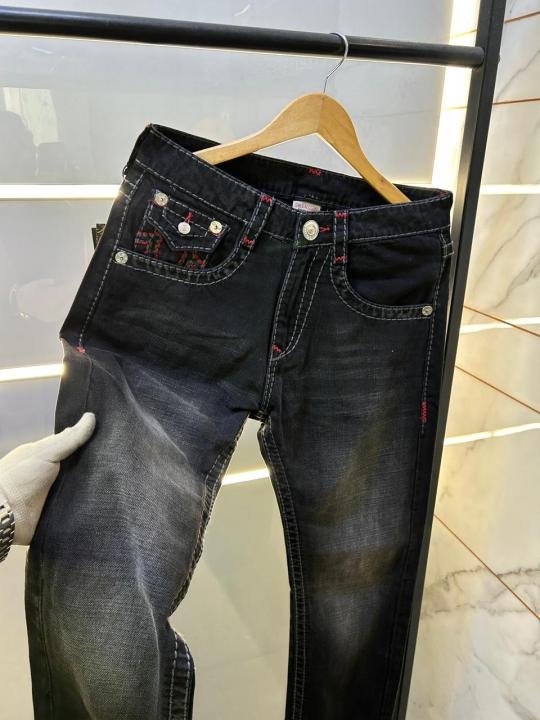 True Religion Imported Black Super Premium Denim Jeans F3563-d7 - Best Price Online - Bootery - Image 4