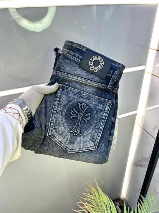 Chrome Hearts Imported Super Premium Denim Jeans F3406-b2 - Image 5