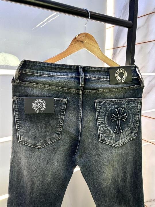 Chrome Hearts Imported Super Premium Denim Jeans F3406-b2 - Image 3