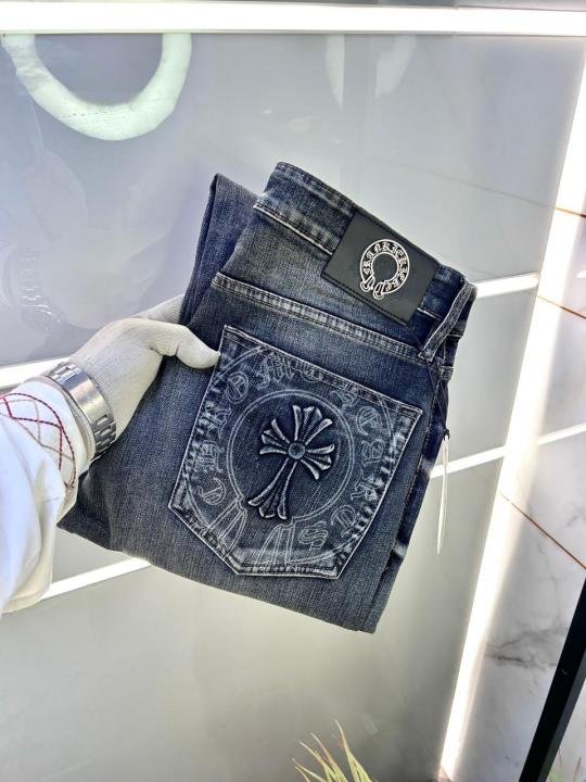 Buy Chrome Hearts Imported Super Premium Denim Jeans F3406-b1 Online in India - Bootery - Image 5