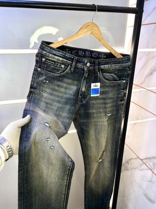 Buy Chrome Hearts Imported Super Premium Denim Jeans F3406-b1 Online in India - Bootery - Image 4