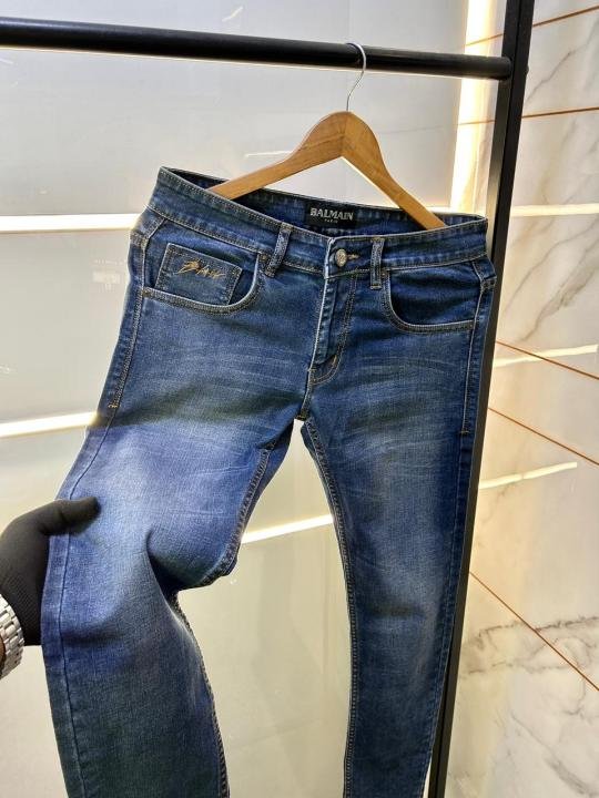 Balmain Paris Imported Blue Super Premium Denim With Brand Box Packing And Carry Bag F3509-b1 Price in India - Style 1 - Buy at Bootery - Image 8