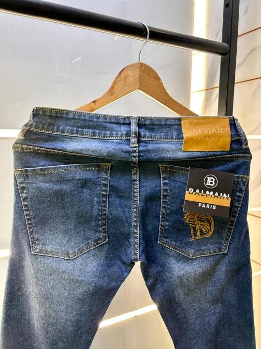 Balmain Paris Imported Blue Super Premium Denim With Brand Box Packing And Carry Bag F3509-b1 Price in India - Style 1 - Buy at Bootery - Image 7