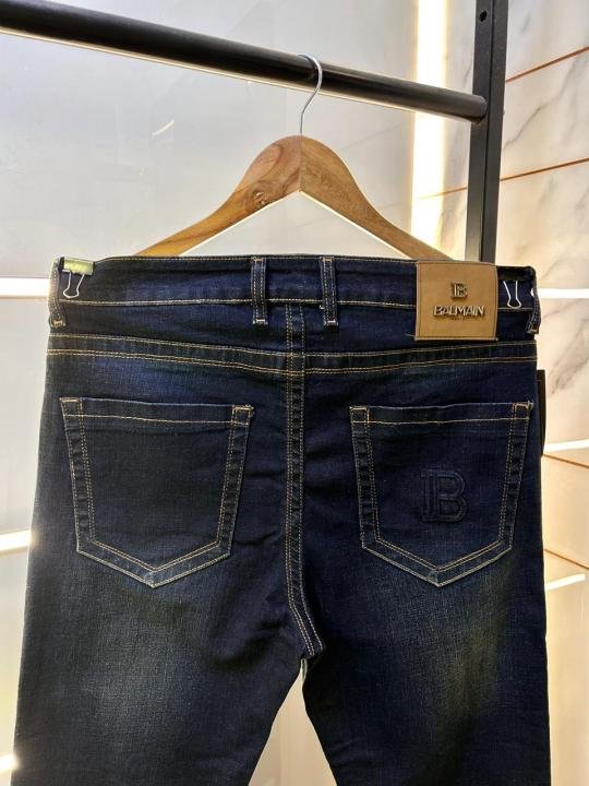 Balmain Paris Imported Blue Super Premium Denim With Brand Box Packing And Carry Bag F3447-b2 - Best Price Online - Bootery - Image 6