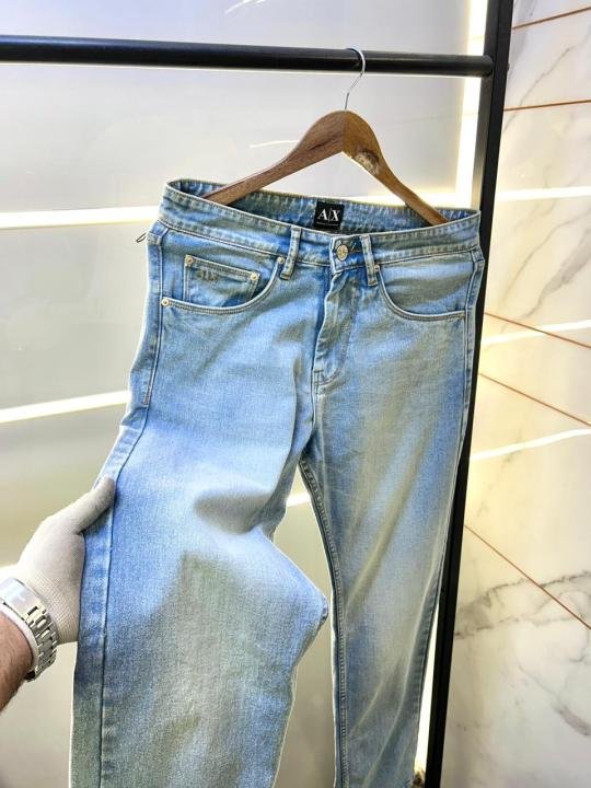 Armani Exchange Imported Sky Super Premium Denim Jeans With Brand Box Packing And Carry Bag F3472-sk - Best Price Online - Bootery - Image 5