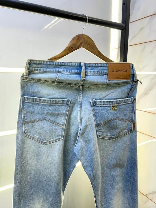 Armani Exchange Imported Sky Super Premium Denim Jeans With Brand Box Packing And Carry Bag F3472-sk - Best Price Online - Bootery - Image 3
