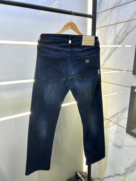 Buy Armani Exchange Imported Navy Super Premium Denim Jeans With Brand Box Packing And Carry Bag F3472-ny Online in India - Bootery - Image 6
