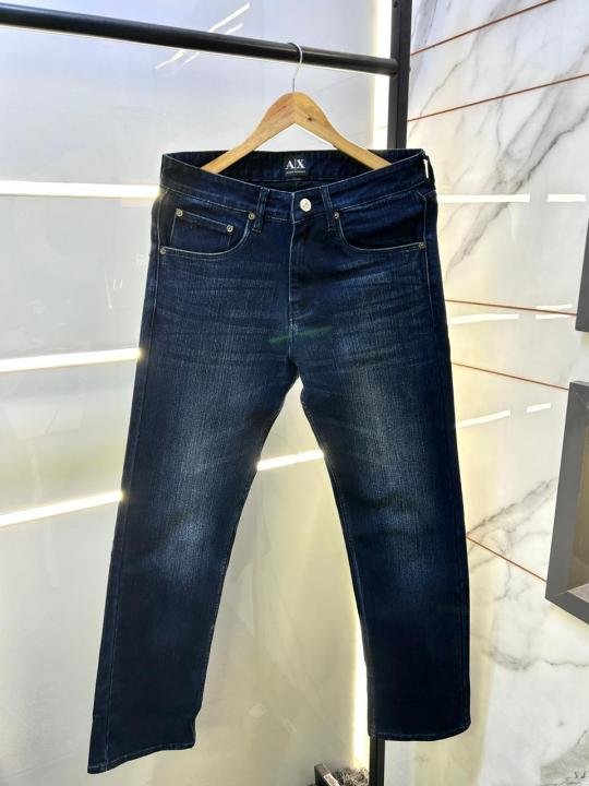 Buy Armani Exchange Imported Navy Super Premium Denim Jeans With Brand Box Packing And Carry Bag F3472-ny Online in India - Bootery - Image 4