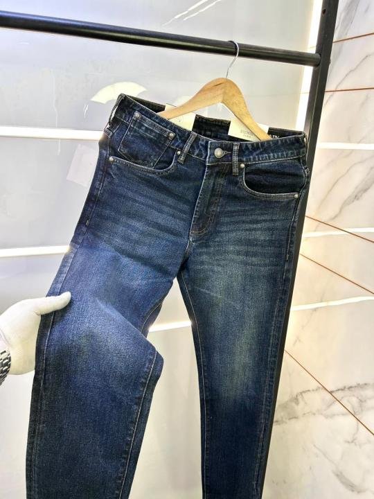 Balmain Paris Imported Dark Blue Super Premium Denim Jeans F2894-b1 Price in India - Style 1 - Buy at Bootery - Image 4