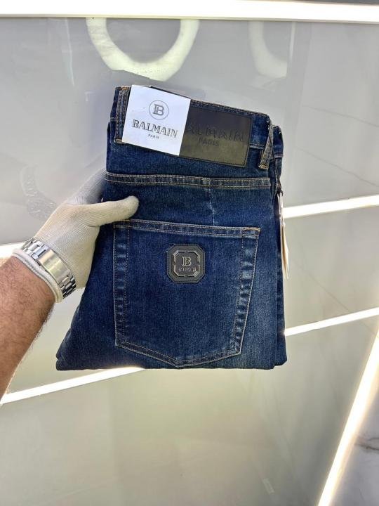 Balmain Paris Imported Dark Blue Super Premium Denim Jeans F2894-b5 - Best Price Online - Style 1 - Bootery - Image 6