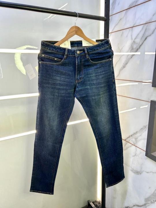 Balmain Paris Imported Dark Blue Super Premium Denim Jeans F2894-b5 - Best Price Online - Style 1 - Bootery - Image 5