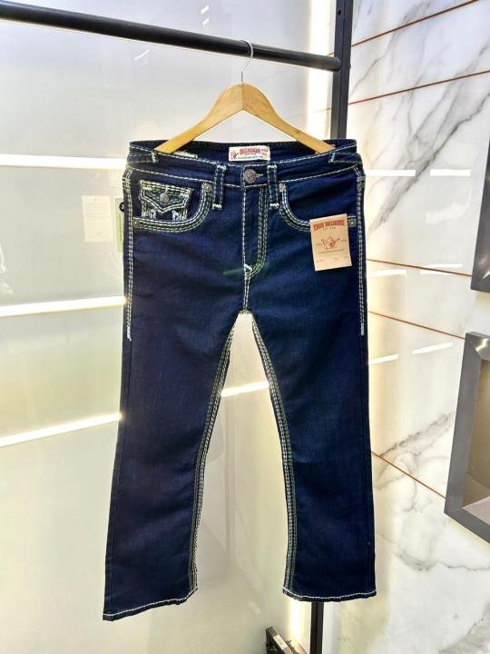 True Religion Imported Super Premium Denim With Brand Box Packing And Carry Bag F3547-bu - Image 8
