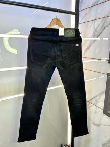Buy Ferragamo Salvator E Ferragamo Imported Black Super Premium Denim F3118-b1 Online in India - Bootery